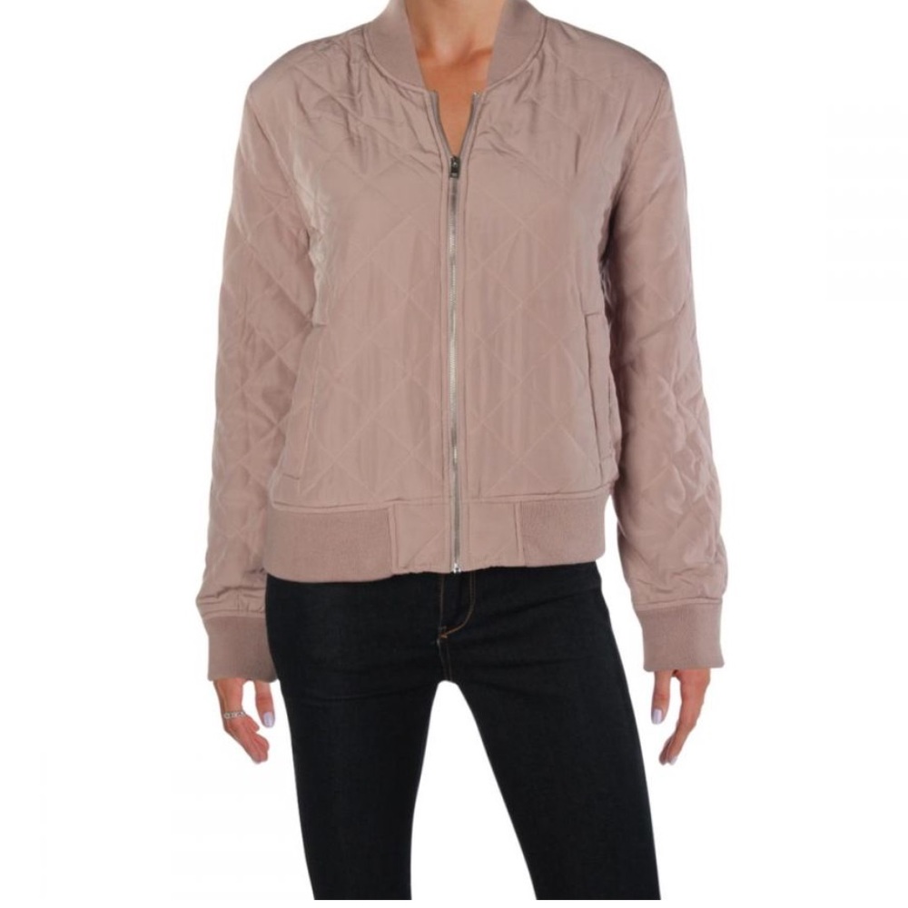 Blush lucky brand bomber